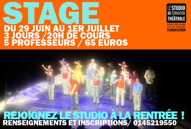 Stage d'admission / 20H de cours et 5 professeurs en 3 Jours,  65 EUROS du 15 au 19 JUIN 2026